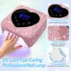 Rechargeable 72W UV LED Nail Lamp For Nails 30LEDS Wireless Gel Polish Curing Lamp With Large Screen Professional Nail Equipment 4