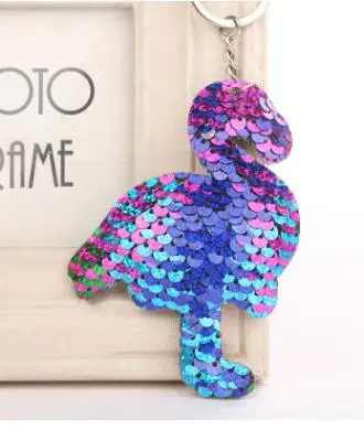 100pcs-lot-creative-style-colorful-sequins-flamingo-keychain-charms-paillette-pendants-bird-keyring