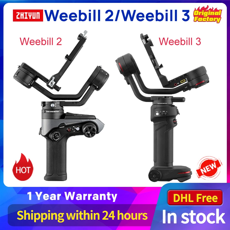 Zhiyun Weebill 2 Weebill S Gimbal Stabilizer For Dslr Cameras 3-axis