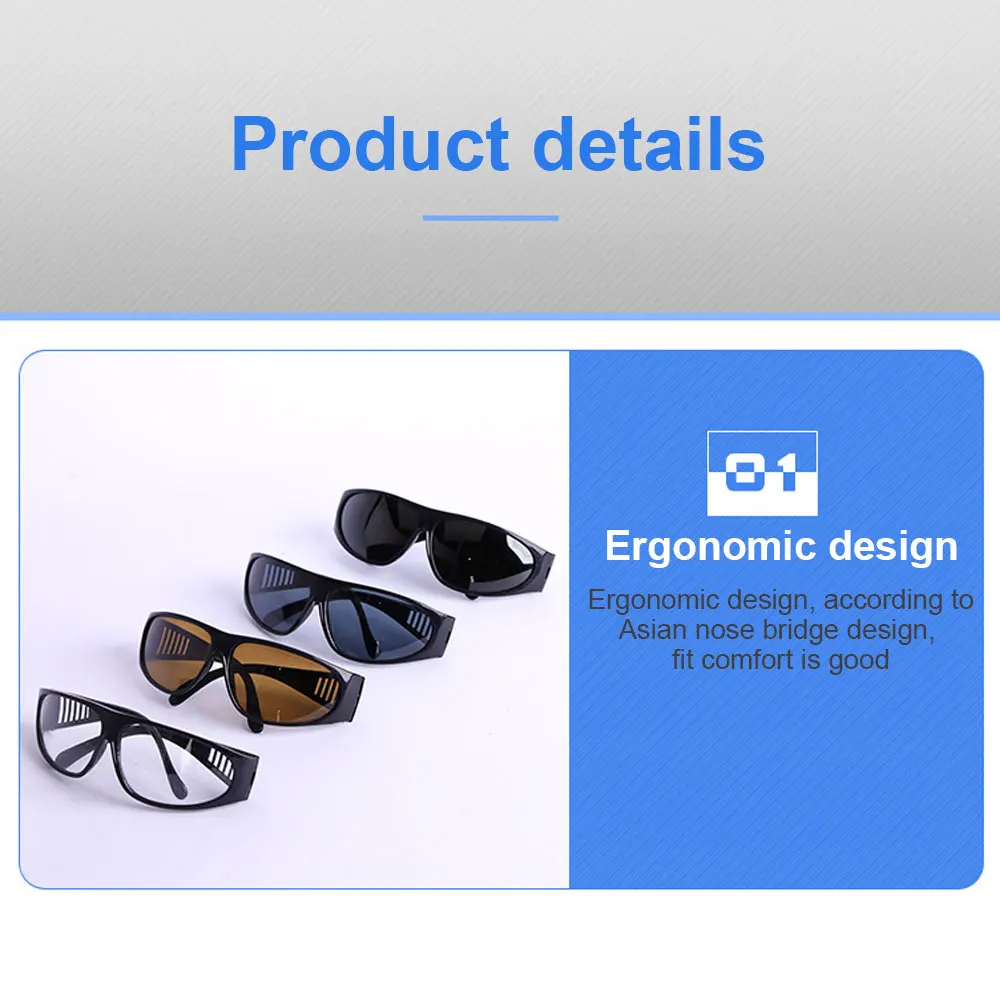 Welding Glasses Anti-glare Argon Arc Welding Goggles Protective Glasses Safety Working Eyes Protector Protective Equipment
