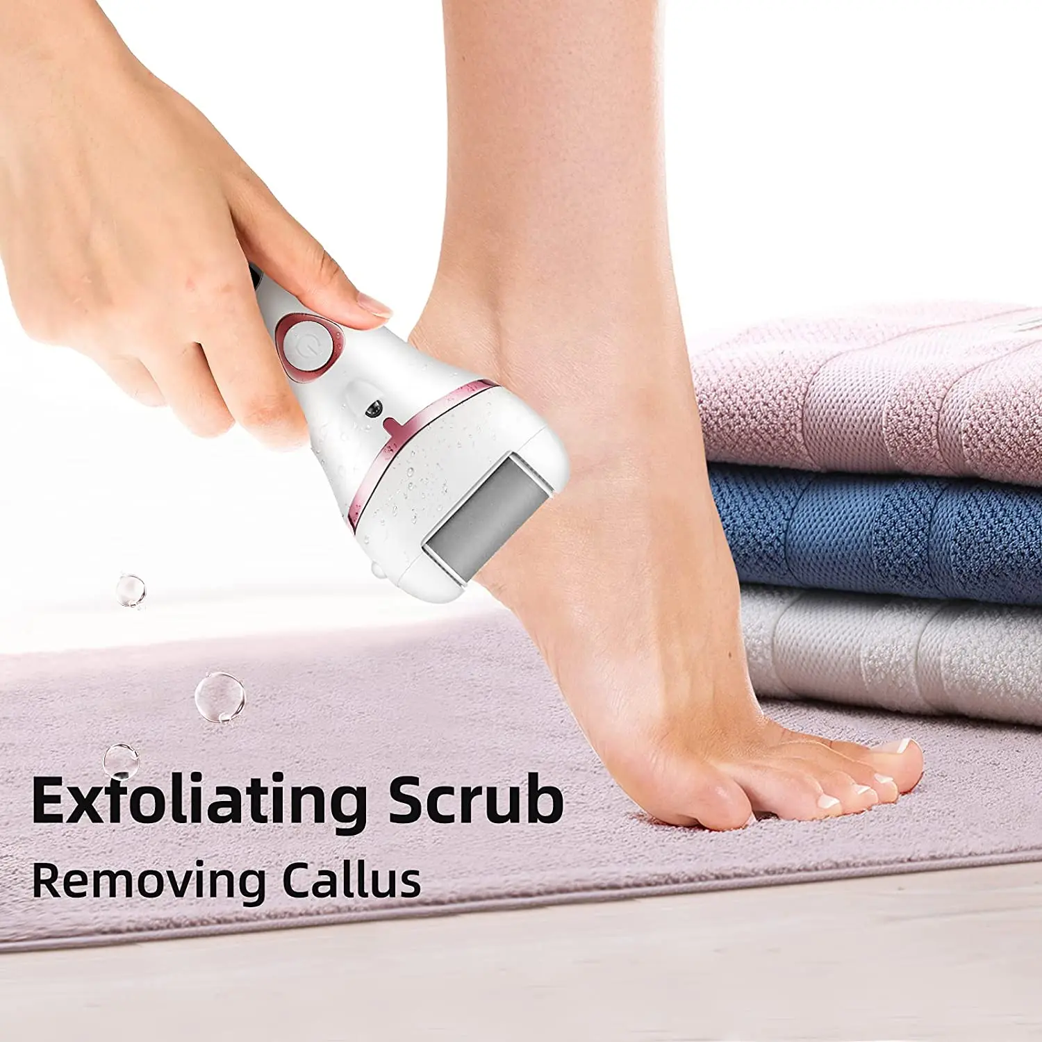 Led Electric Pedicure Foot Grinder Vacuum Cleaner Portable File Callus  Remover Dead Skin Care Tools Trimmer Exfoliating Sander - Foot Care Tool -  AliExpress