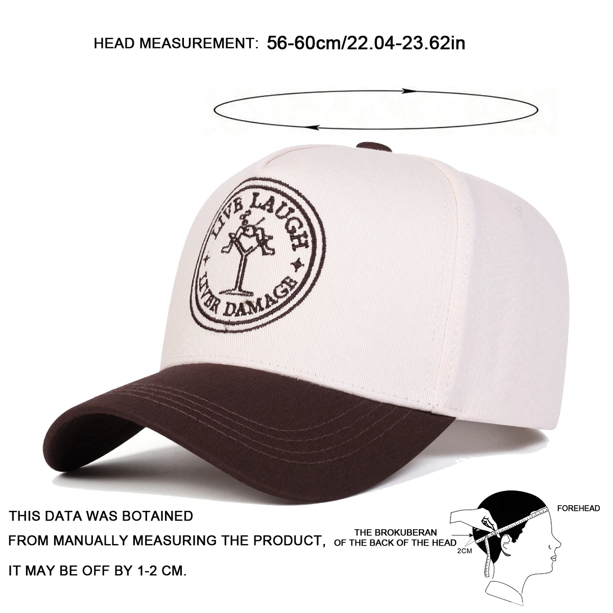 Unisex Brief Stickerei Baseball Caps Frühling und Herbst Outdoor Einstellbare Casual Hüte Hip Hop Hut Sonnenschutz Hut Sport Kappe – Detail 6