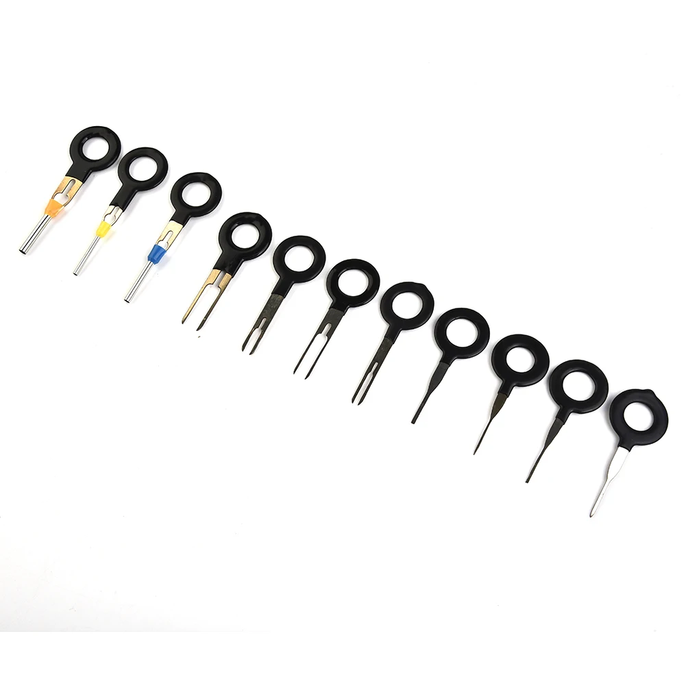 

11pcs Terminal Removal Tool Car Crimp Extractor Handtools Release Set Supplies Wire Aluminum Practical Replacement