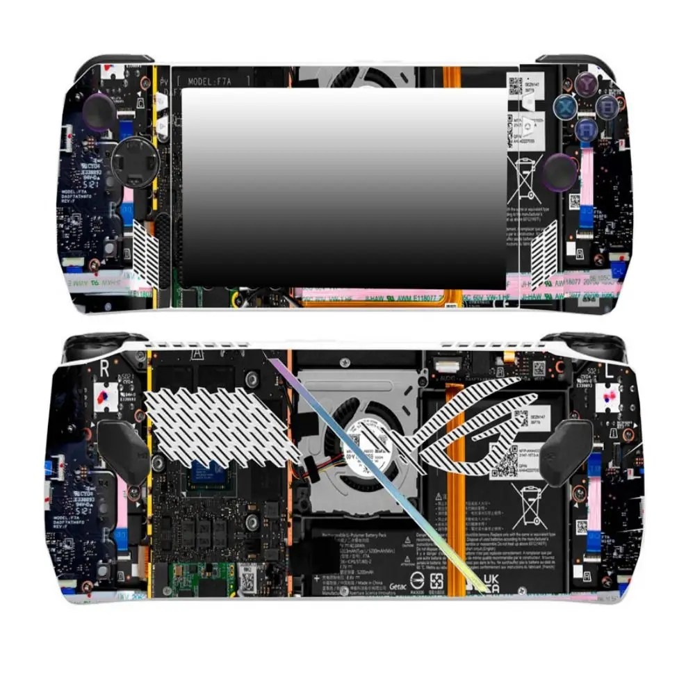 Protective Sticker Vinyl Skin Decal For ASUS ROG Ally Full Set Protective Decal Wrapping Cover Handheld Console Protective Film