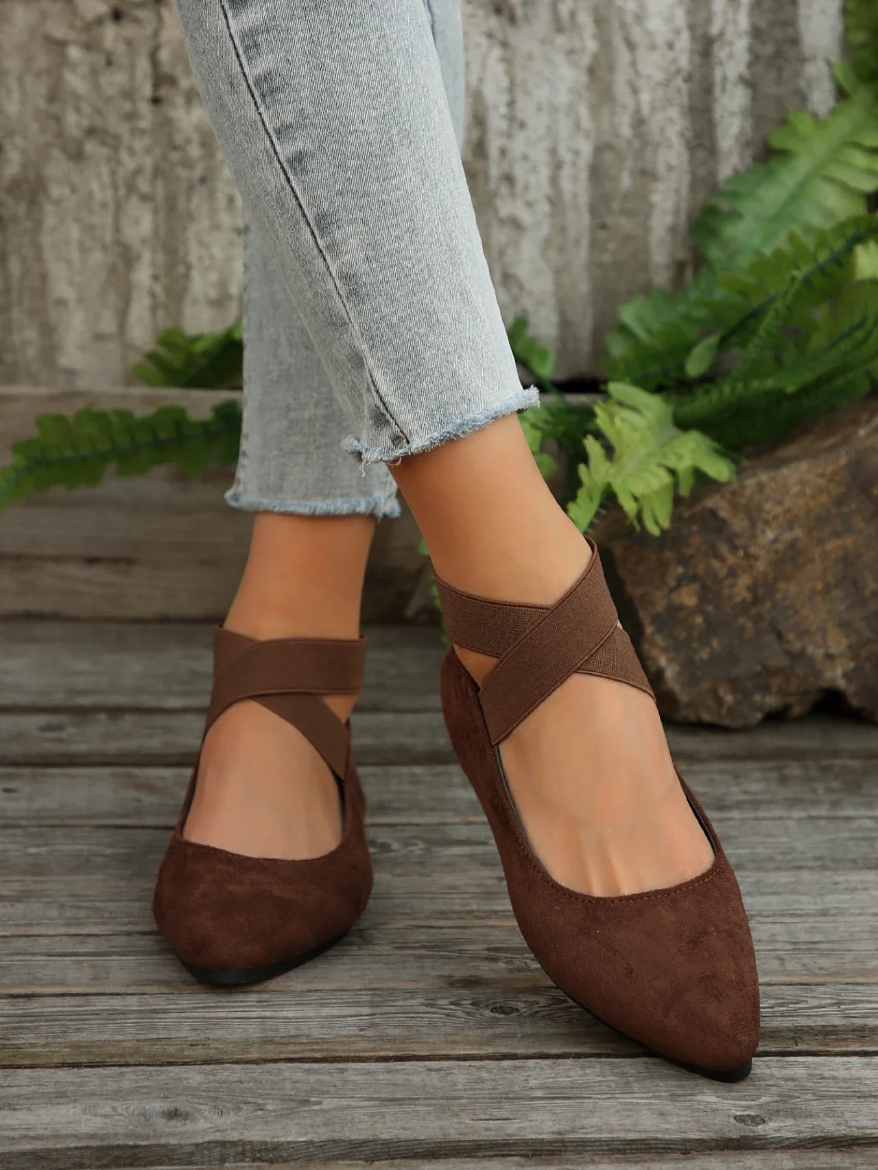 ตัวเลือกสินค้า รองเท้าแฟชั่นผู้หญิง น้ำหนักเบา ใส่สบาย Elegant ขนาด 36-43