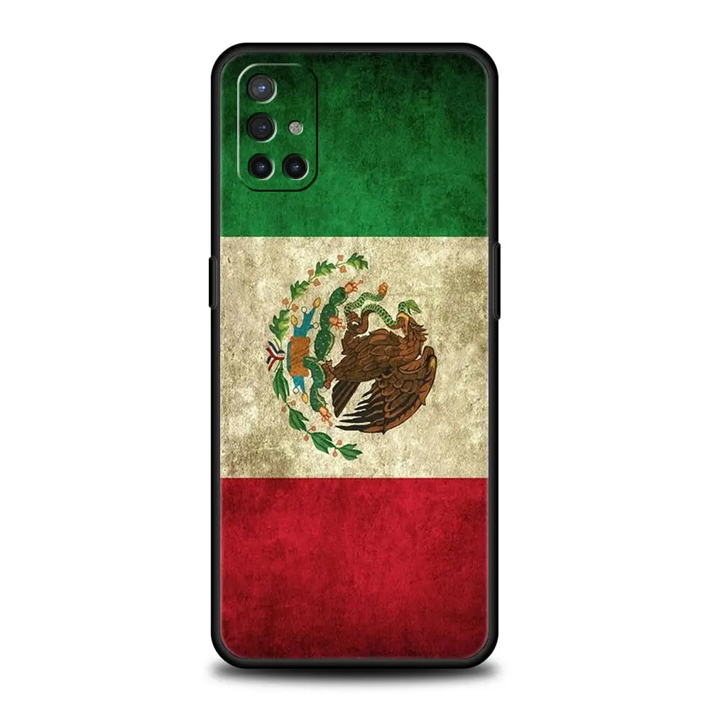 Mexican Flag Soft Black Phone Case Cover