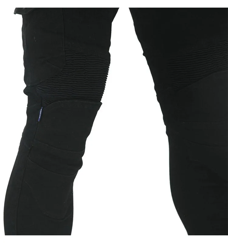 Men's Denim Cargo Skinny Jeans Detail View