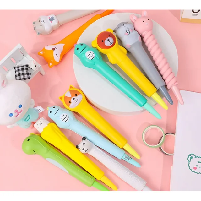 Novelty Cartoon Stress Relieve Squishy Gel Pen 1