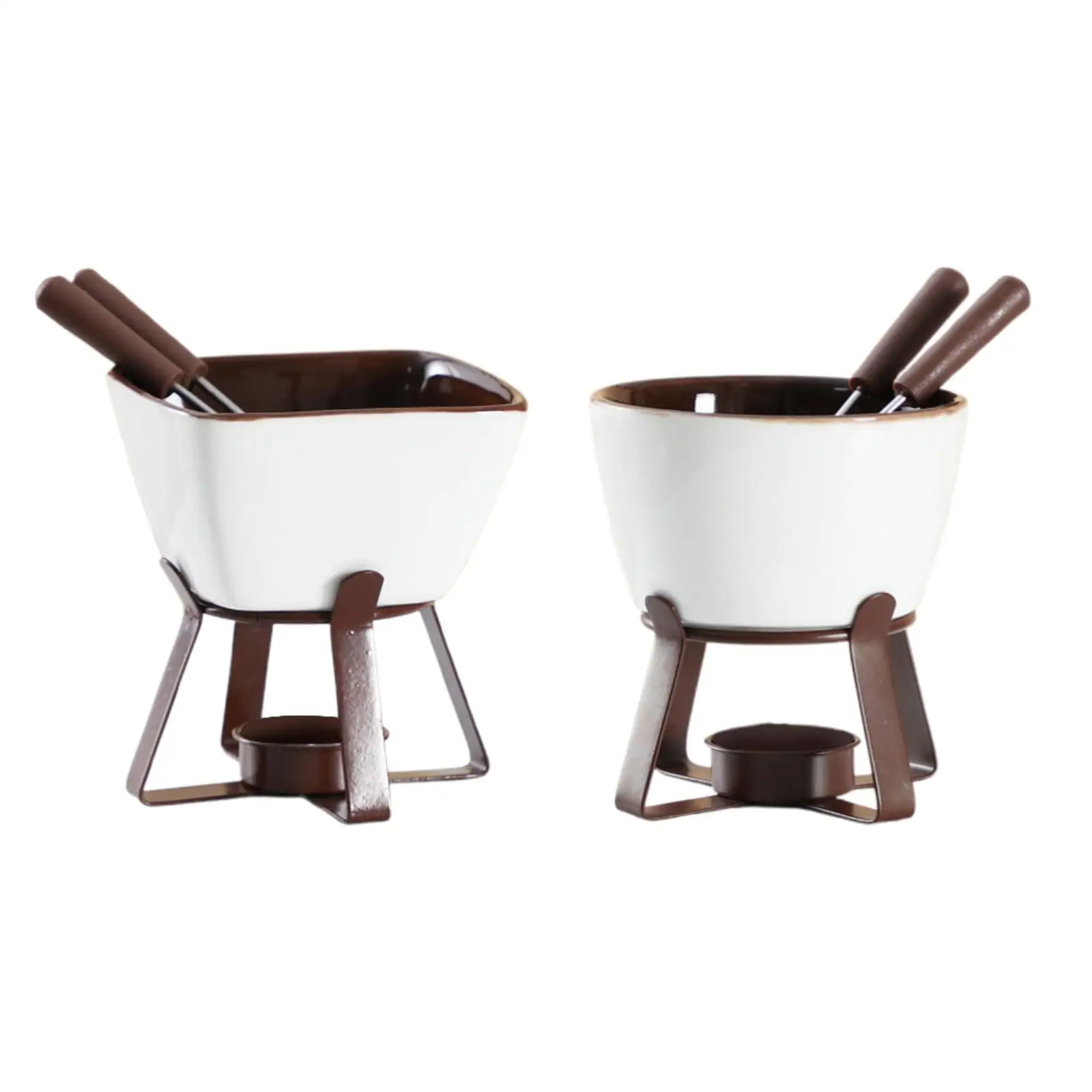 Fondue Mug Cheese Kitchen Birthday Melting Mug Dinner Chocolate Melting Cup