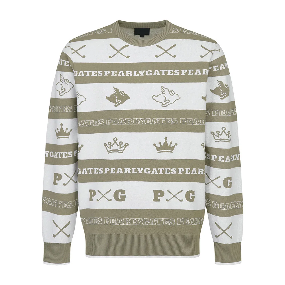 

"Selected Trendy Men's Knitted Sweaters! New Designs, Thickened and Warm Golf Tops for Autumn, Korean Style Sports!"