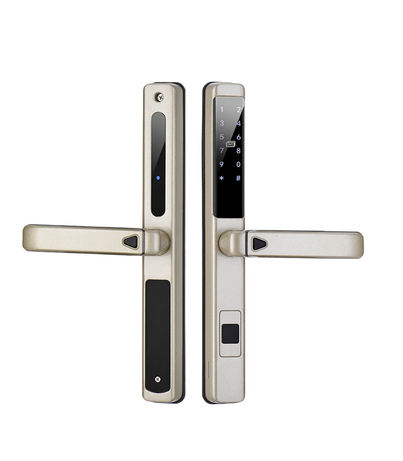Waterproof Anti-Theft Digital Keyless Code Door Handle Lock Set for Door