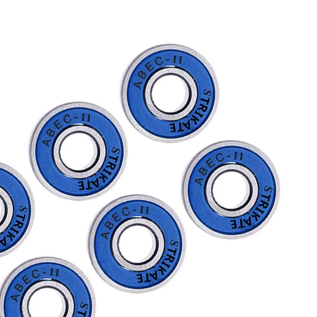 8 X Water Resistant 608 RS Skateboard Bearings Abec 9 Longboard Bearings for skateboard bearings