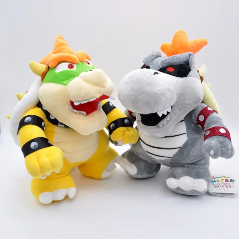 Figura Di Gioco 25Cm Bowser Yoshi Anime Cartoon Decor King Bowser Jr Koopa Doll Model Toy Ornament For Kids Bambini Regali Di Compleanno
