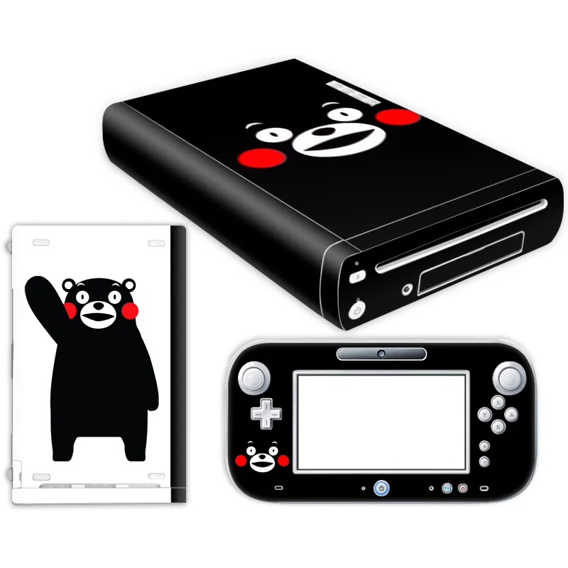 Hello Kitty Pikachu Simpson Vinyl Cover For Nintend Wii U Console Controller Decal Game Accessories For Wii U Skin Sticker 