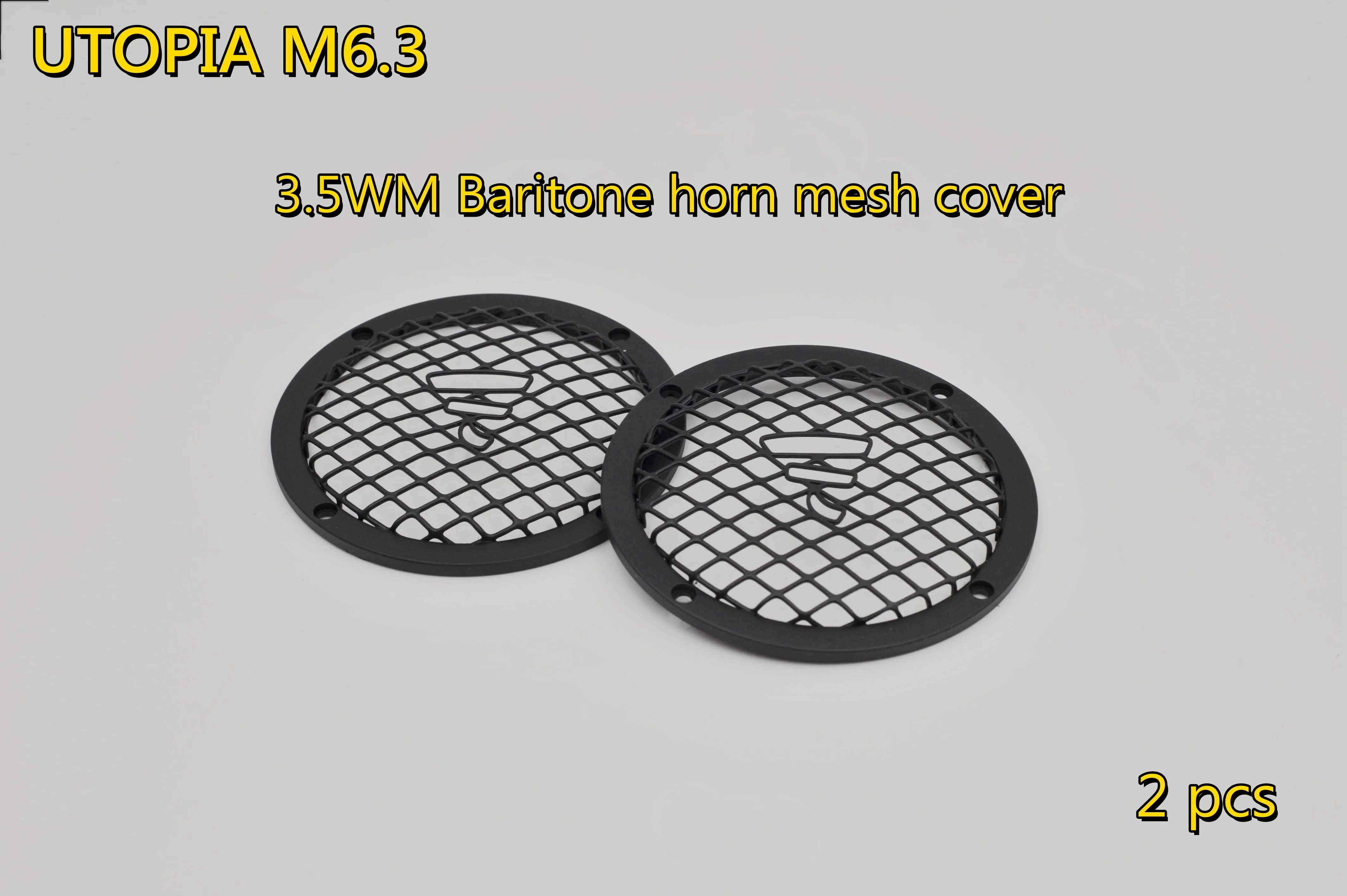 Suitable for 1Set Focal M6.3 Car Speaker 3.5 "6.5" woofer protection decorative aluminum alloy mesh cover