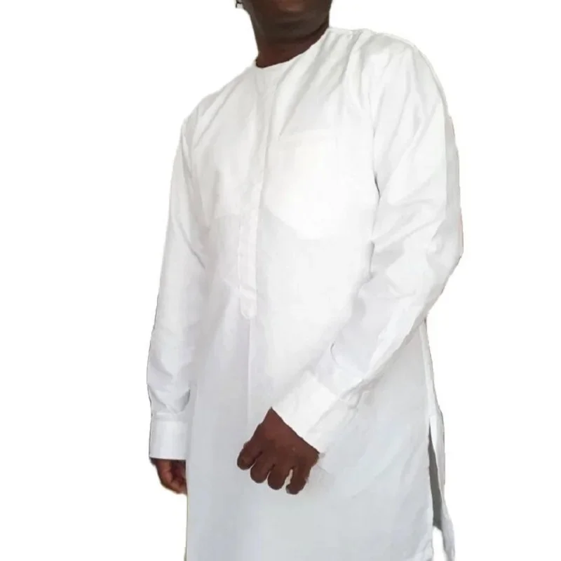 Nigerian Shirts With trousers Solid White Pant Sets Senator Style Male Groom Suits Party Outfits African Clothes african dress african men set