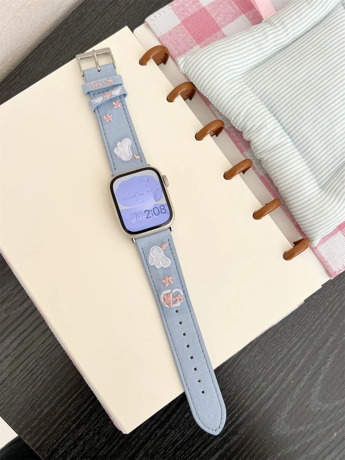 Uhrenarmband für Iwatch 42/44/45/46/49 mm 38/40/41 mm PU-Leder-Mode-Uhrenarmband für Uhrenserie Ultra2 Serie 10/9/8/7/6/5/4/3/2/1_voghion.com
