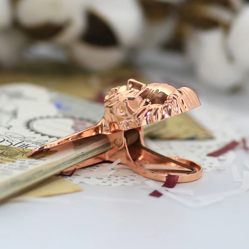 Vintage Memo Paper Clip Reciept Folder Metal Notebook Decoration Clamp Bronze Rose Gold paper clips binder clips metal clamp clips