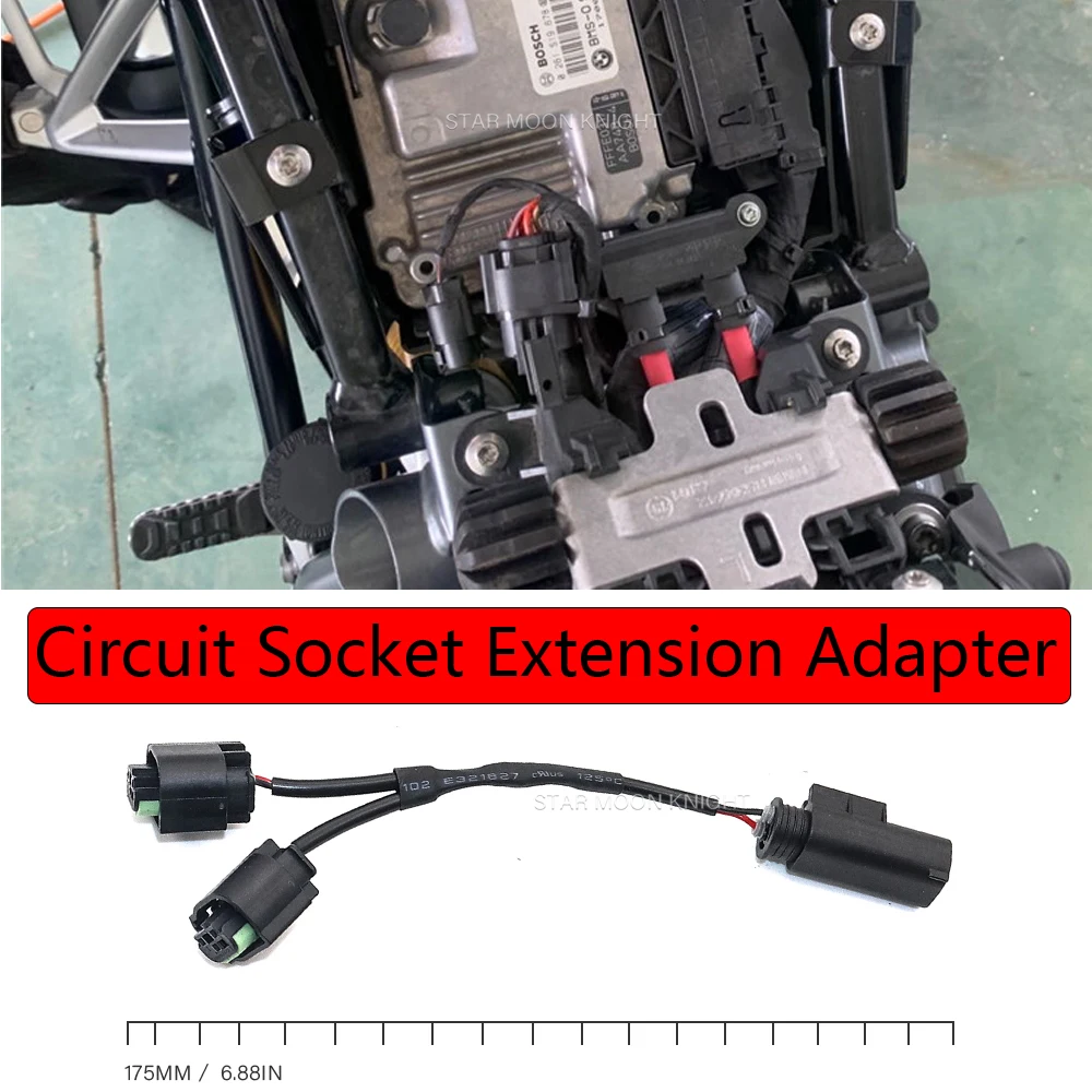 Per Bmw C400X Quick Connect Cable Set Shunt Circuit Socket Extension Adapter Gt C650 G310Gs G310R K 1600 B Gt Gtl S 1000 R Xr