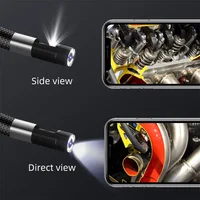 Dodosee 360 °   Caméra endoscopique articulée bidirectionnelle type-c HD 1080P, Endoscope industriel d'inspection de voiture pour IOS Android 6