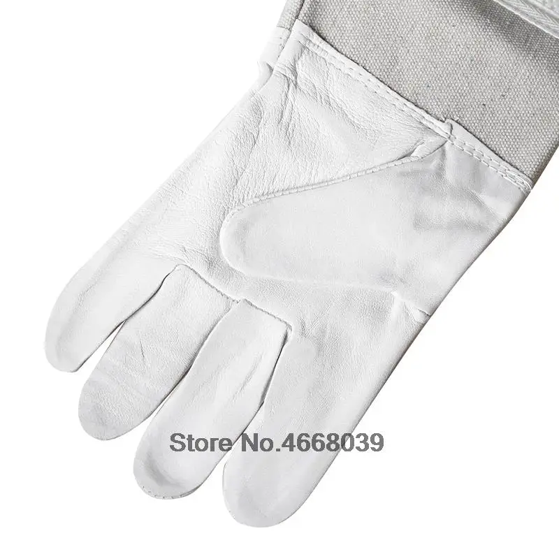 1 pair Beekeeping Gloves Durable Breathable Protect Gloves for Beekeeper Apiculture