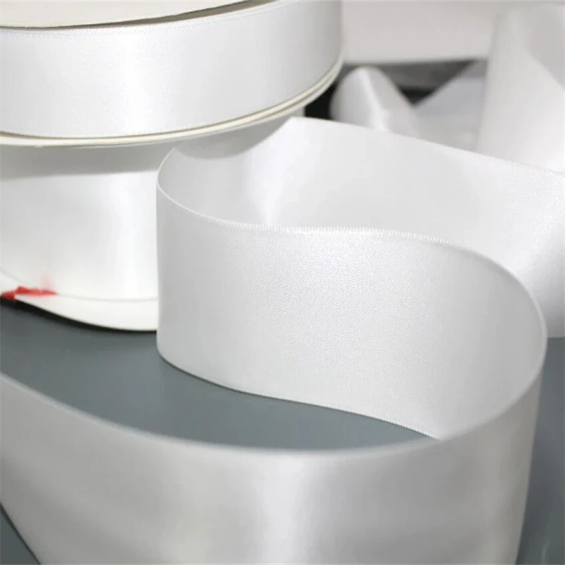 Polyester Satin Ribbon 6 9 13 16 19 22 25 28 32 38 50 57 63 75 89 100MM Width Double Face Single-Sided