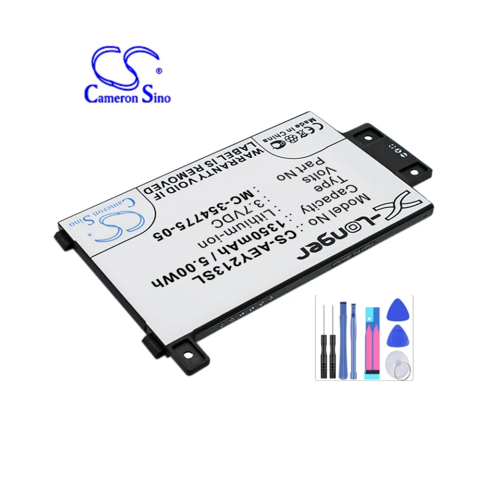 E-Book, Batteria E-Reader Per Amazon 58-000049 Mc-354775-05 S13-R1-D S13-R1-S Kindle Paperwhite 2013 Touch 6 "2013 3G 6" Dp75Sdi