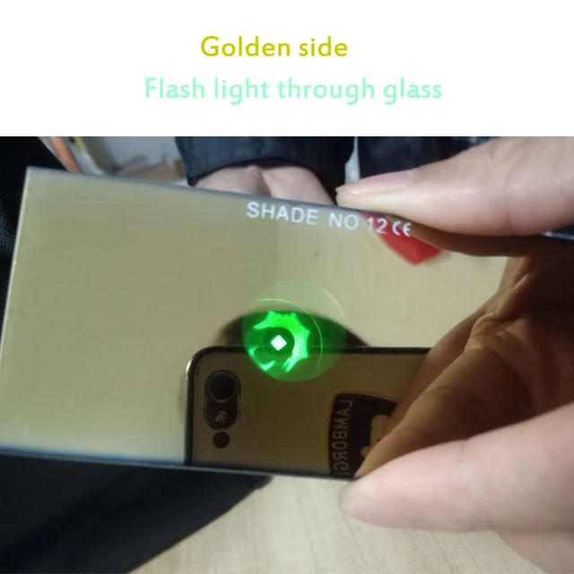 Vidrio Oro Soldadura 2x4.25 Lente Para Casco De Soldadura - Sombra - Foto 8