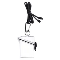 SKYSONIC Acrylic Large Transparent Card Holder Lanyard Waterproof Postcards Protective Storage Box Photo Cards Album Organizer 2