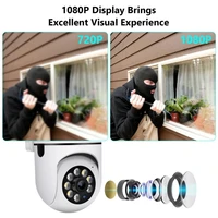 YCC365 Plus caméra Wifi extérieure AI humain détecter caméra de Surveillance sans fil Protection de sécurité CCTV avec caméra IP 1080P 2