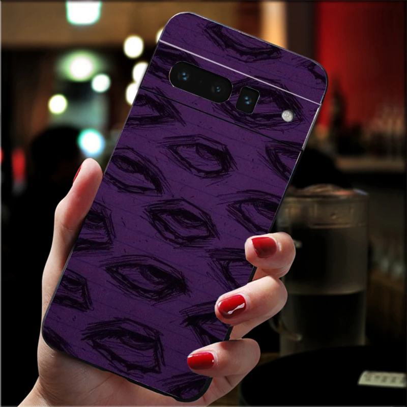 Scary Face Eyes Phone Case with Spooky Design