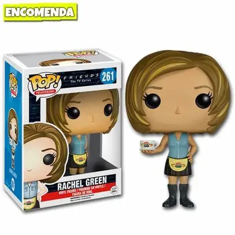 thumbnail image 4 of FUNKO pop Friends RACHEL GREEN #261 ROSS GELLER #262 Figuras de acción de juguete Colección Modelo Juguetes de vinilo para niños Regalo de cumpleaños, 4 of 5