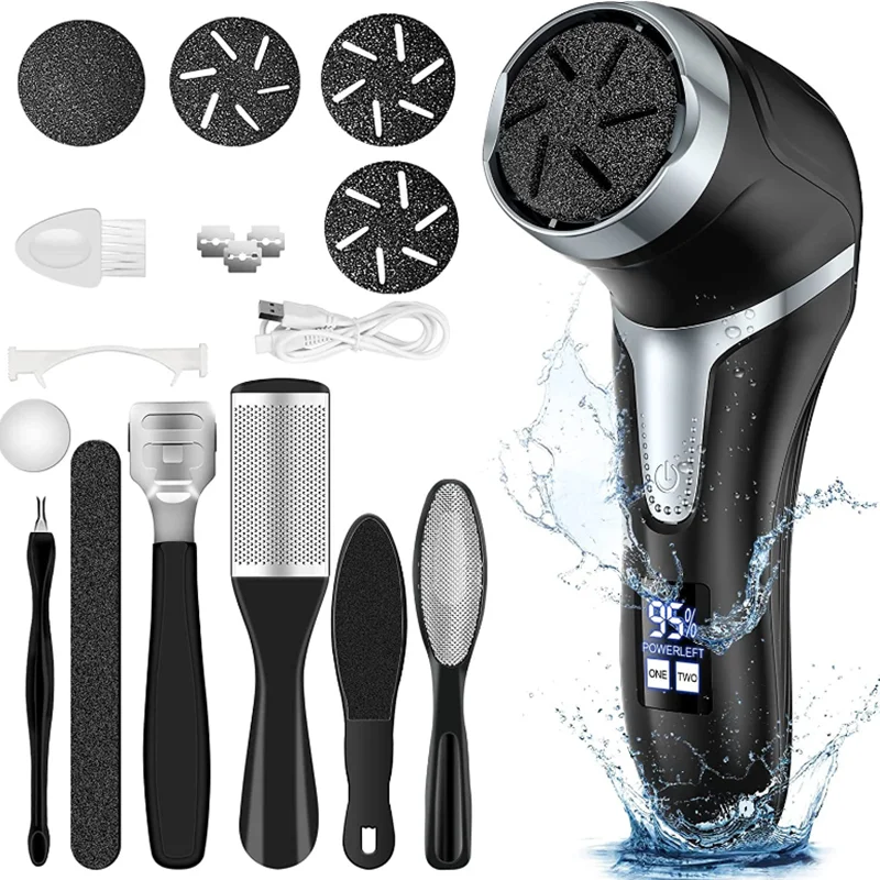 Professional Callus Remover For Electric Foot File 2 Speeds Sandpaper Rechargeable Pedicure Dead Skin Care electric foot grinder electric foot file electric foot callus remover