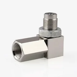 Automotive modification accessories 90 degree L-type oxygen sensor adapter extension joint M18X1.5 stainless steel converter