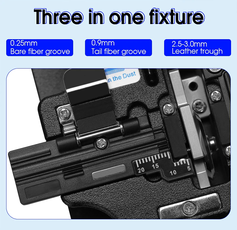 High Precision AUA-X0 Fiber Cleaver Cable Fiber Optic Cutting Knife Tools Cutter