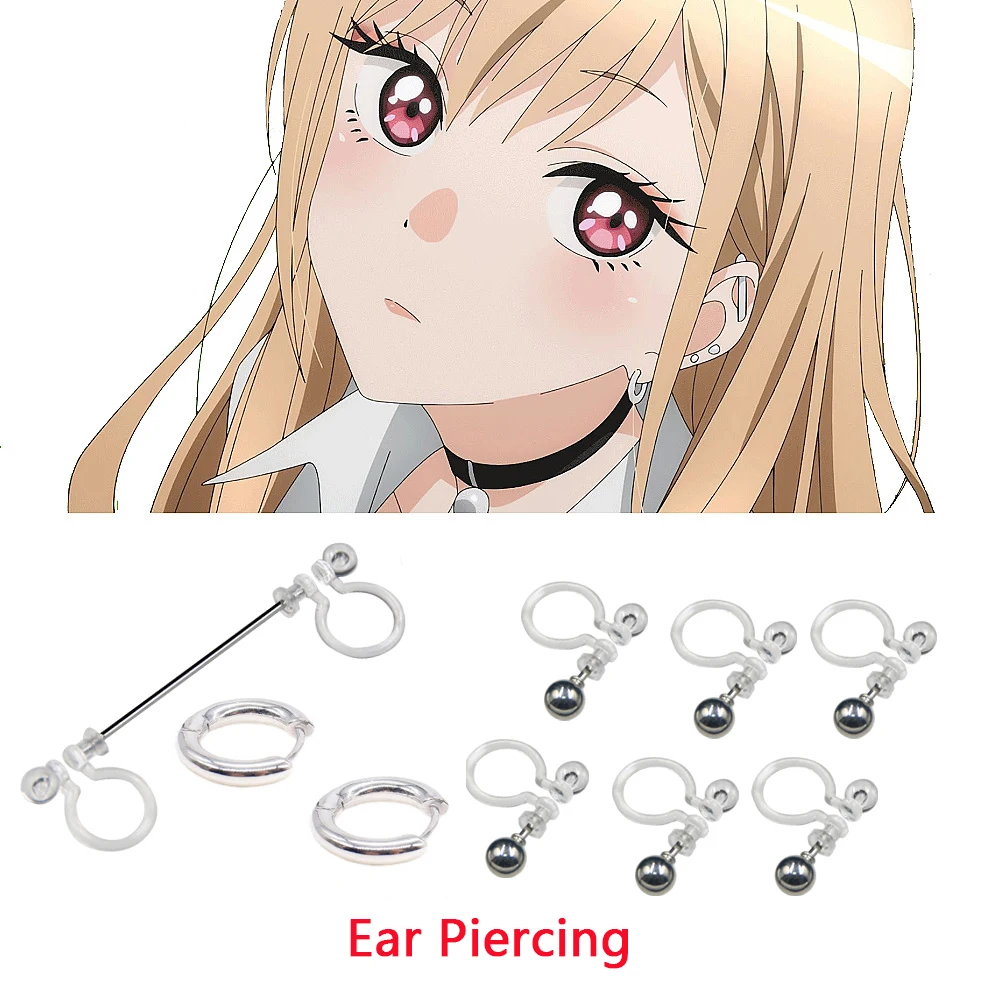 Marin Piercing Dress Darling | Anime Accessories Marin | Marin Kitagawa  Earrings - Dress - Aliexpress