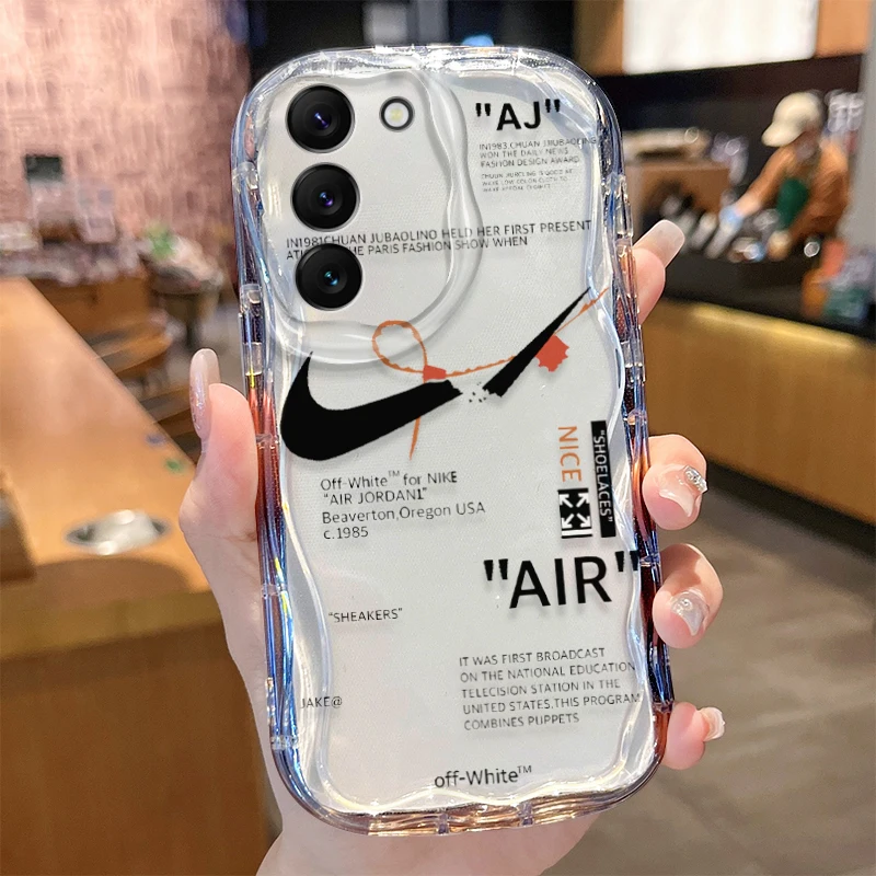 thumbnail image 1 of Funda con etiquetas de arte deportivo para Samsung Galaxy S24 S23 S22 S21 Ultra Plus S20 FE A73 A72 A71 A55 A54 5G A53 A52 A51 4G A50S A50, 1 of 5