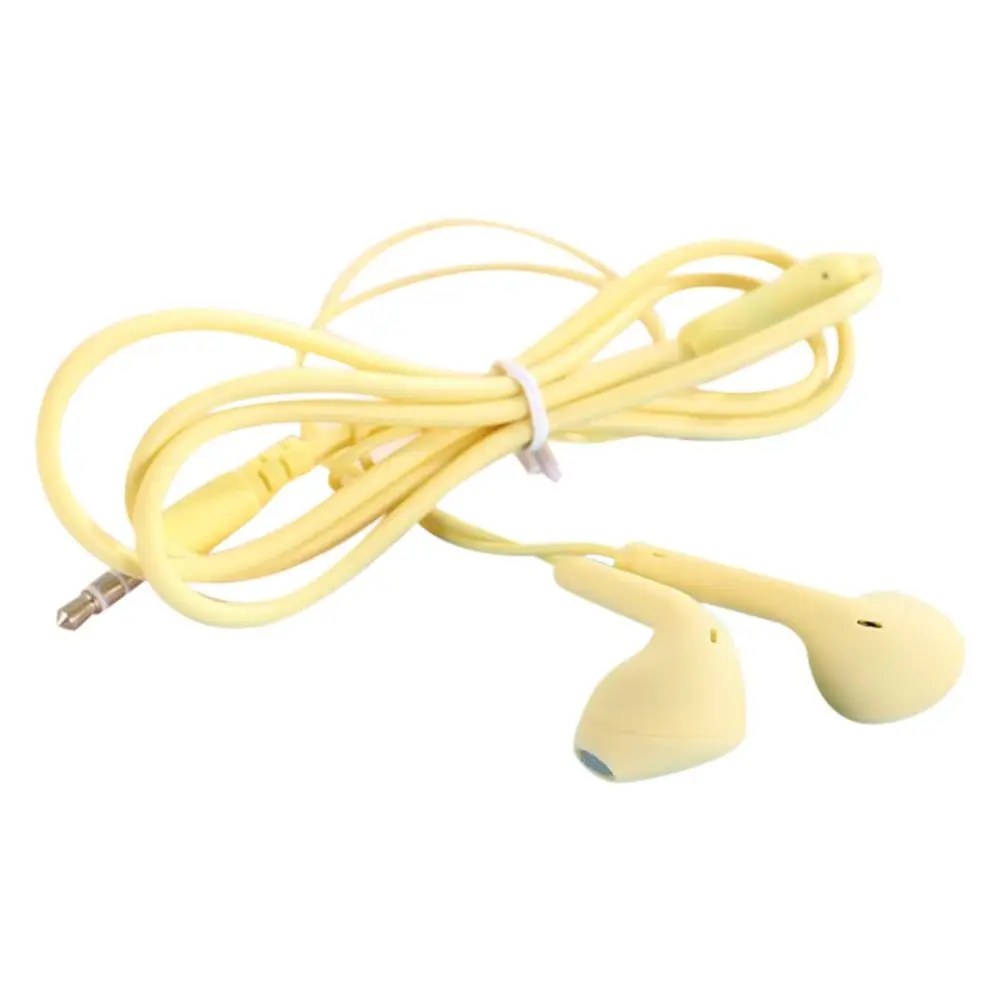 High-Quality 3.5mm Stereo In-Ear Earphones with Microphone and Enhanced Bass