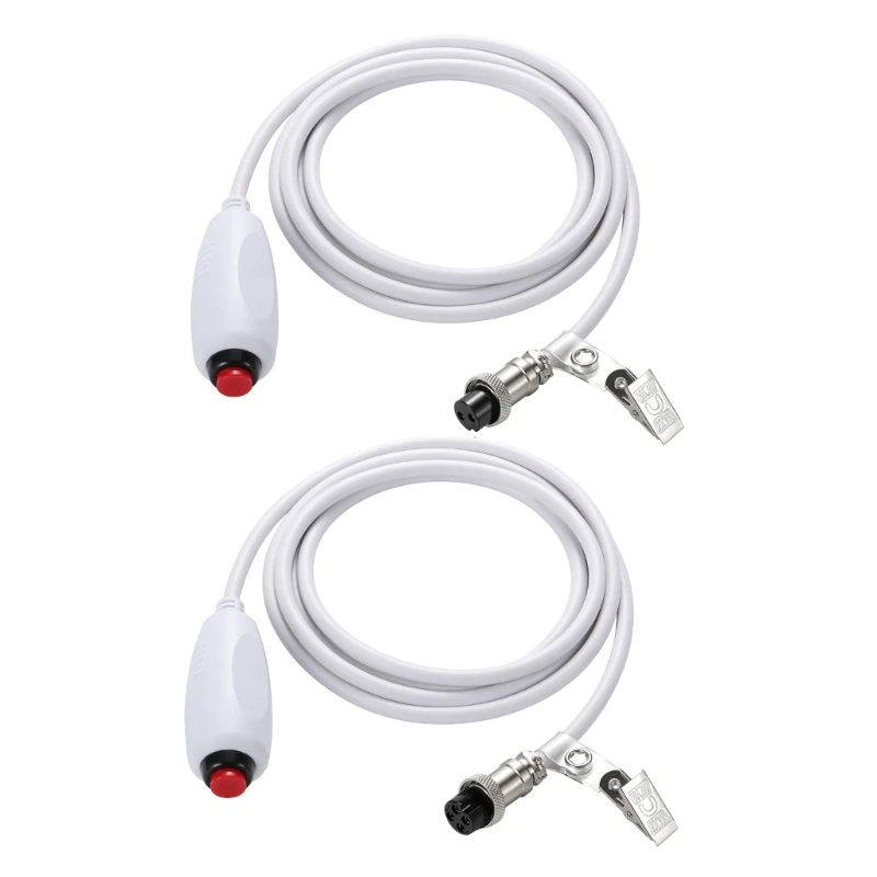 

300cm Nurse Call Button Switching Cable M 12 Interfaces Emergency Call Line Push Button Cord Wire for Elderly Patients