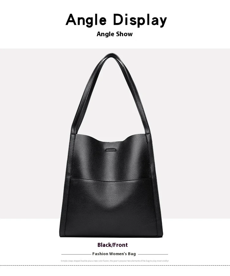 Neue Ankunft, heißer Verkauf, PU-Schultertaschen für Damen, weiche Geldbörsen und Handtaschen mit magnetischem Druckknopfverschluss oben – Detail 6