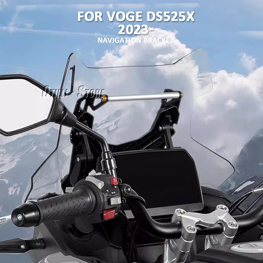 Soporte de montaje para smartphone/GPS compatible con Voge 900 DSX 2024-2025 (alto) | Moto Discovery