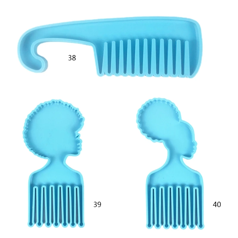 

DIY Hair Styling Comb Mould Handmade African Men Women Heads Shaped Combs Mold