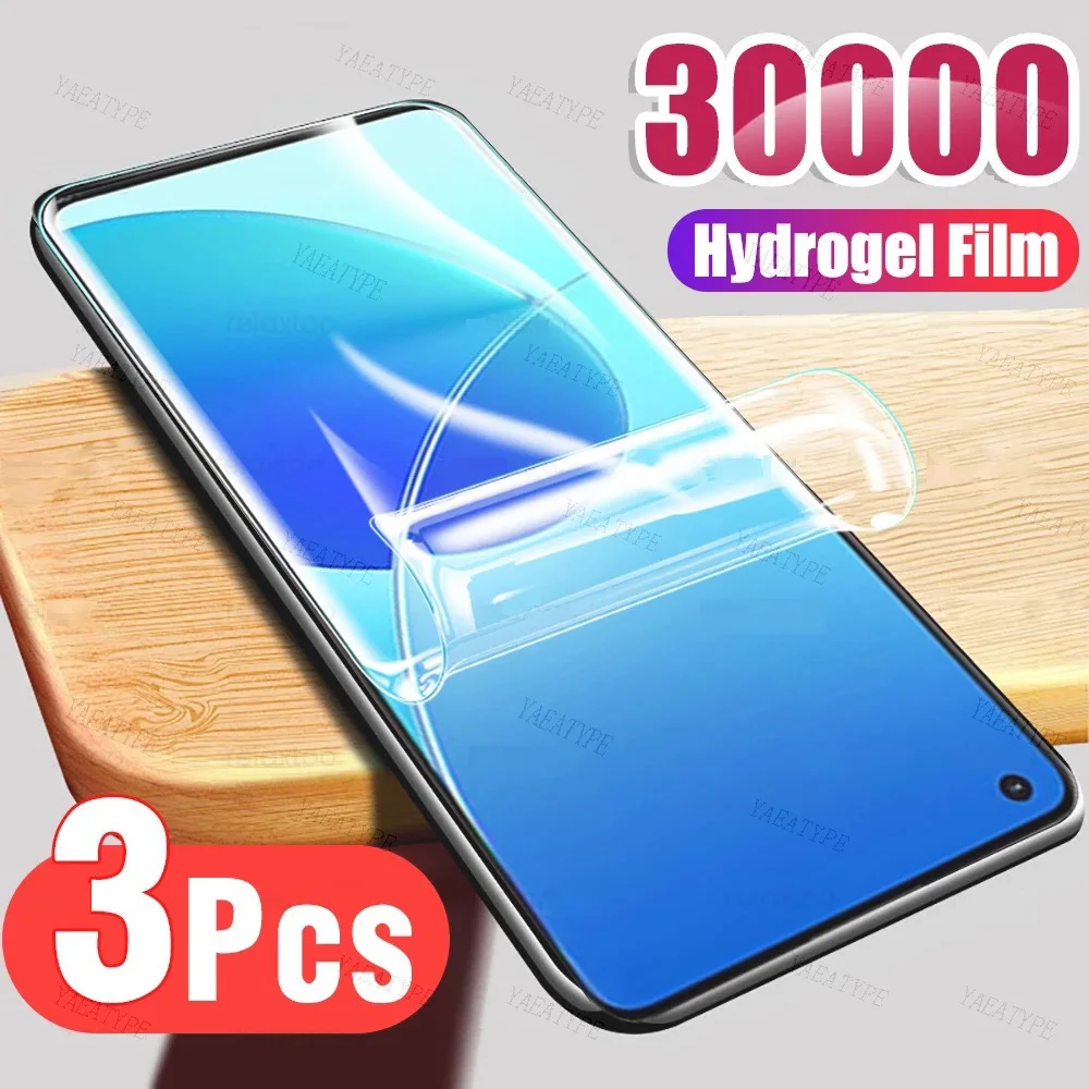 

3PCS For OPPO Reno 9 8 7 6 5 5Z 3 Pro Plus Hydrogel Film Screen Protector For OPPO Reno 4 4Z ACE 2 2Z 10X Zoom Protective Film