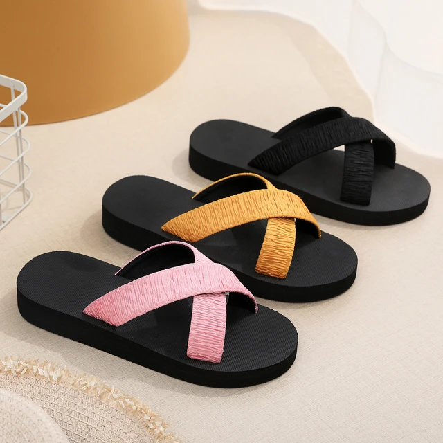 Fashion Slippers Home Shoes Women Bohemian Flat Shoes Female