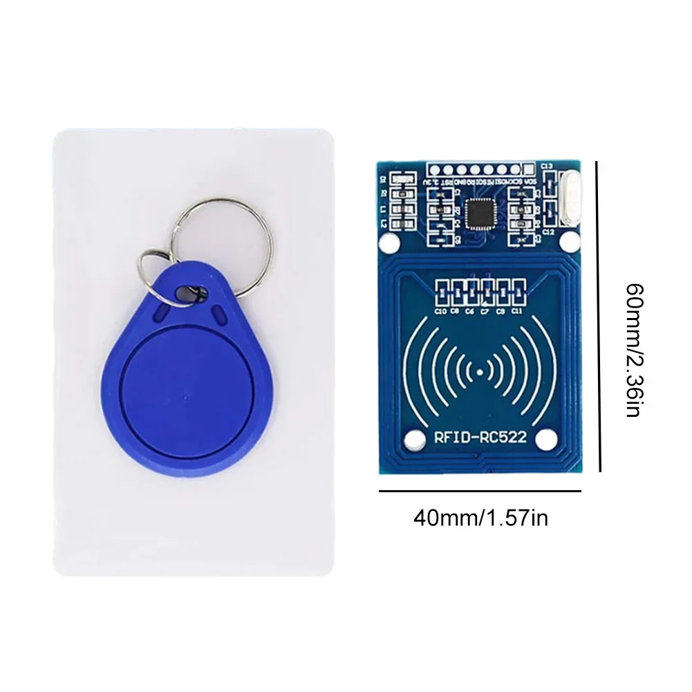 RFID IC Wireless Module MFRC-522 RFID RC522 Module 13.56MHz with Tags SPI Write Read Easy To Use Compact Size