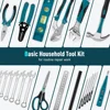 379-PCs Home Tool Kit - Protable Complete Household and Auto Repair Tool Set - Hand General Basic Tool Box Storage Case 5