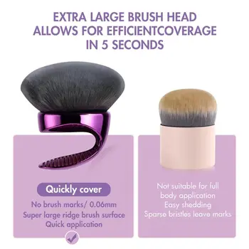 Extra Large Body Makeup Brush for Self Tanner Leg Makeup & Bronzer Self Tan Applicator Wide Round Head Blur Body Kabuki Brushes 1