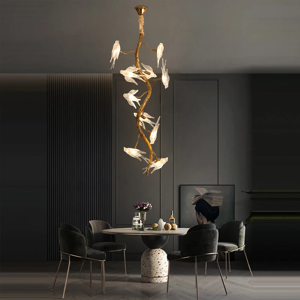 Bird Crystal Ceiling Chandelier 3