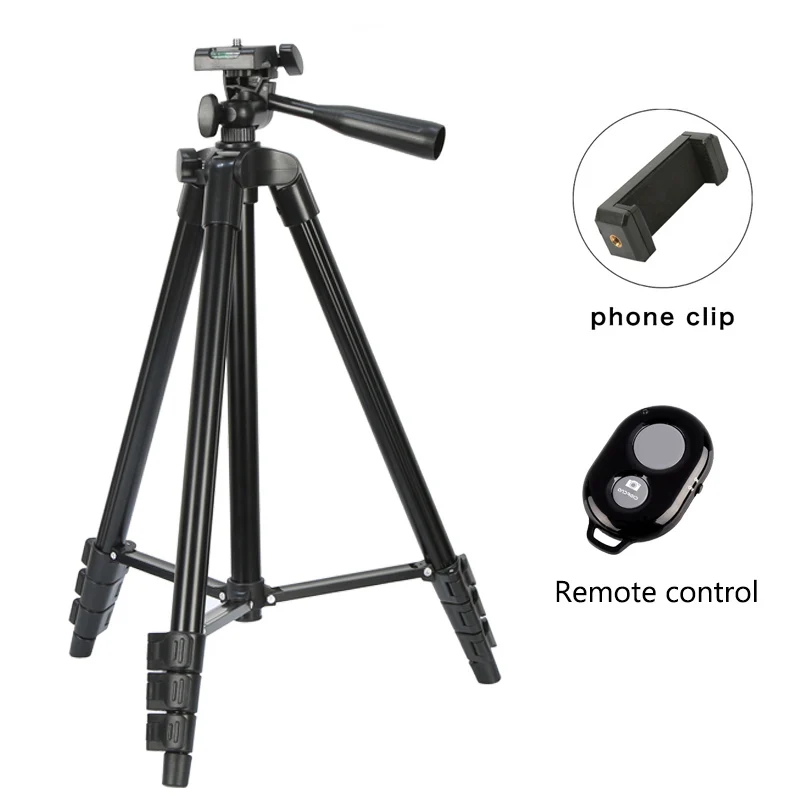 Light Stand Photography Portable Tripod 1/4 Screw Softbox LED Ring Light Phone Camera Laser Level Projector foldable tripod camera tripod light stand