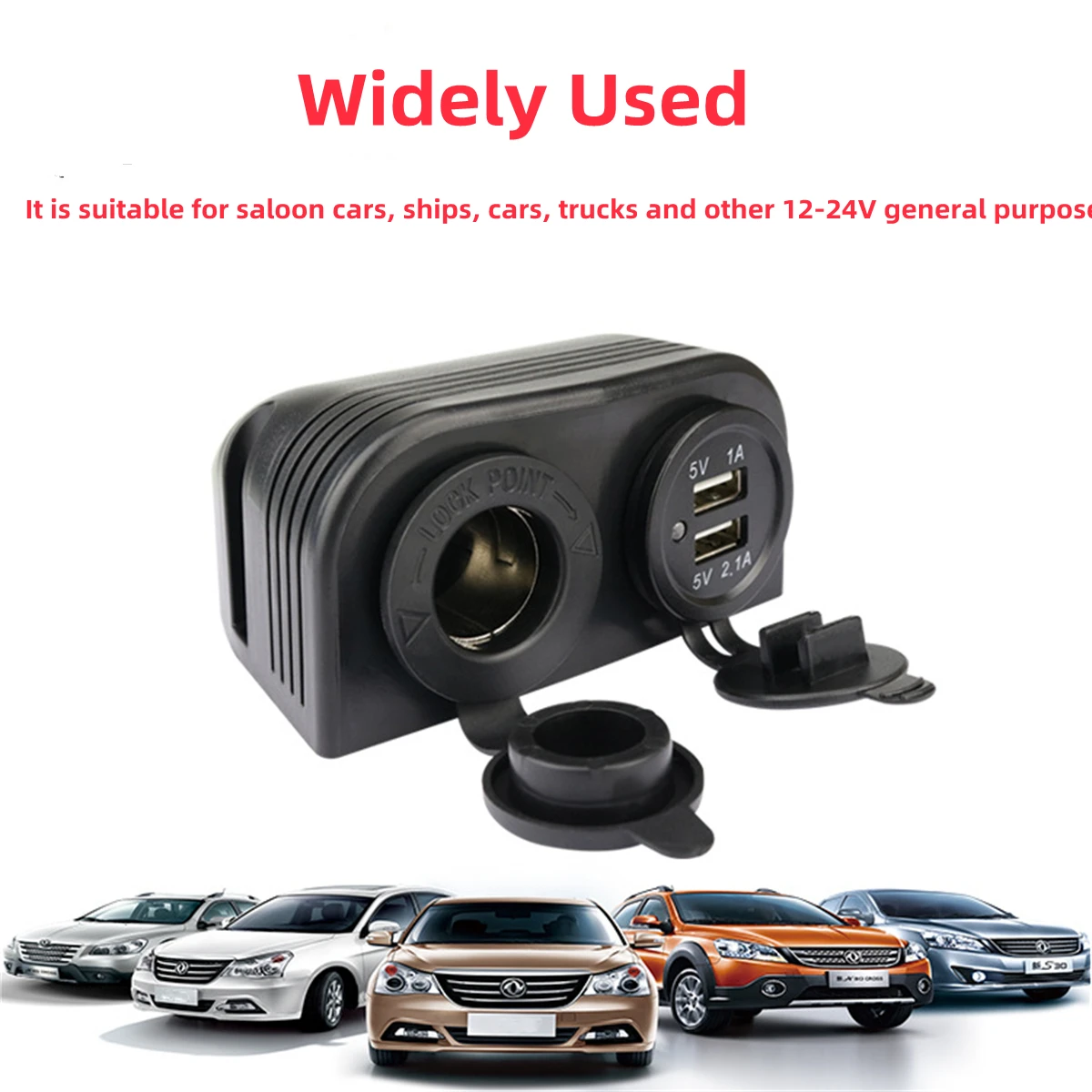 Presa Accendisigari Doppia 12V-24V - Per Auto, Moto, Barca E ATV - Foto 12